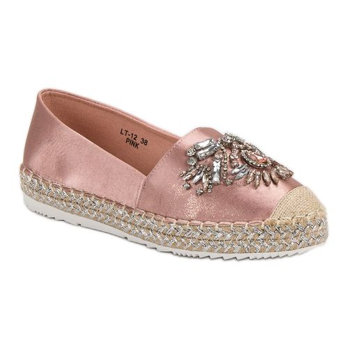 Różowe Espadryle Z Ozdobami r.39 na Arena.pl