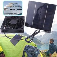 ZASILANY ENERGIĄ SŁONECZNĄ WENTYLATOR WYCIĄGOWY, 12V, 50W, PANEL SŁONECZNY