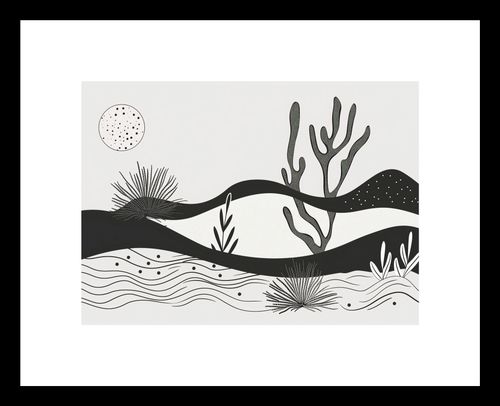 Plakat 18x13cm Ogród przy Nocy na Arena.pl