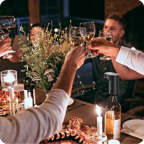 DOZOWNIK NALEWAK DO ALKOHOLU WINA WHISKEY ELEKTRYCZNY AUTOMATYCZNY AERATOR na Arena.pl