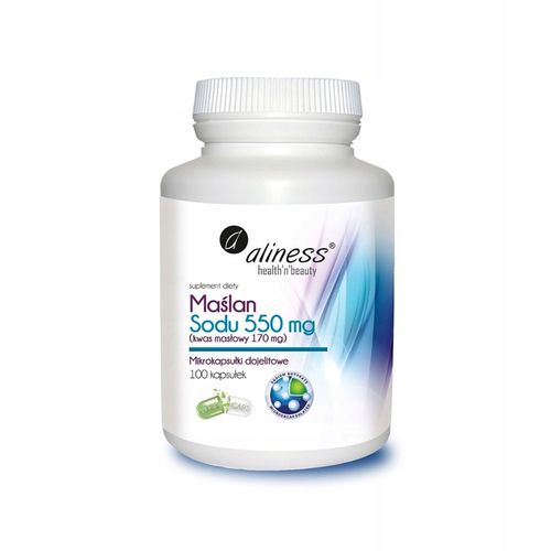 Maślan sodu 100 kapsułek 550mg ALINESS na Arena.pl