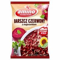 AMINO ZUPA BŁYSKAWICZNA BARSZCZ CZERWONY 66g Z MAJERANKIEM