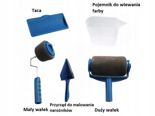 ZESTAW DO MALOWANIA NIEKAPIĄCY WAŁEK PAINT ROLLER na Arena.pl