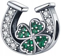 Charms Zawieszki Charms Srebro 925 Charmsy Koniczynka Charms MODA TRUSKY