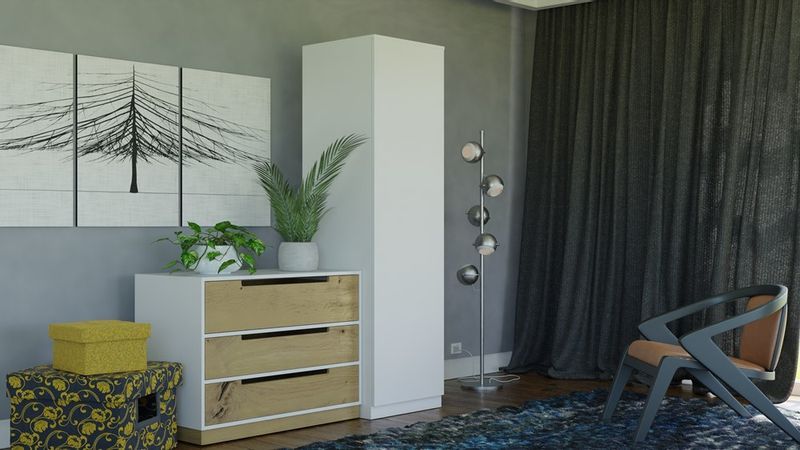 Szafa Malwa SD-50 BIAŁY zdjęcie 6