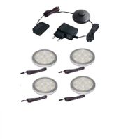 Oświetlenie mebli  4 x oprawa LED Hestia b/ciepła  zestaw