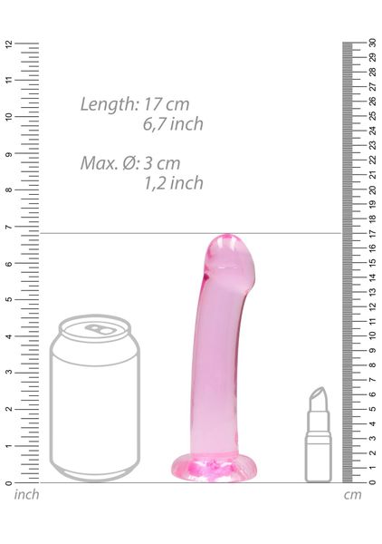 Non Realistic Dildo With Suction Cup - 6,7""""/ 17 Cm zdjęcie 5