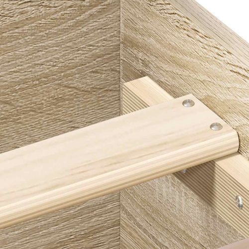 Łóżko bez materaca, dąb sonoma, 100x200 cm na Arena.pl