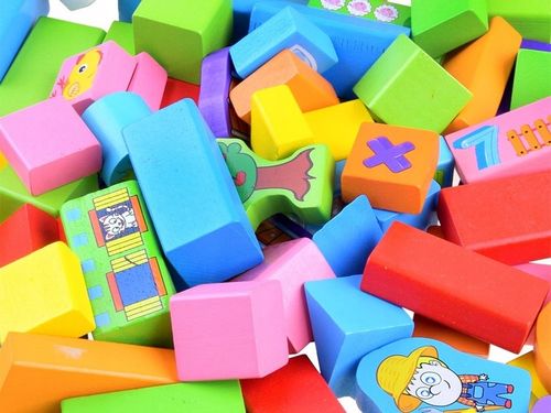 Kolorowe Klocki drewniane sorter farma 100e ZA3565 na Arena.pl