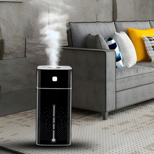 NAWILŻACZ POWIETRZA DYFUZOR ZAPACHOWY AROMATERAPIA LAMPKA LED CZARNY na Arena.pl