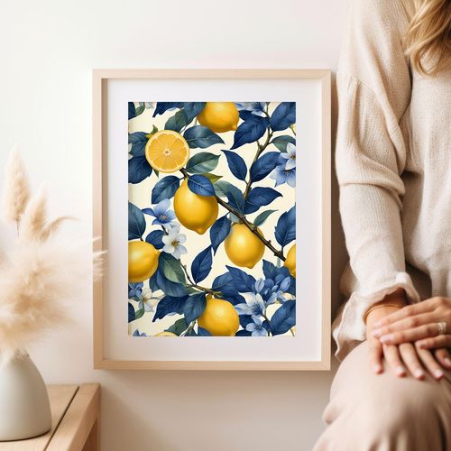 Plakat do kuchni cytryny 40x50 cm na Arena.pl