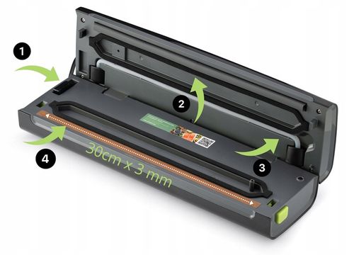 Zgrzewarka próżniowa pakowarka NutriZein NZVS3000 Seal Compact na Arena.pl