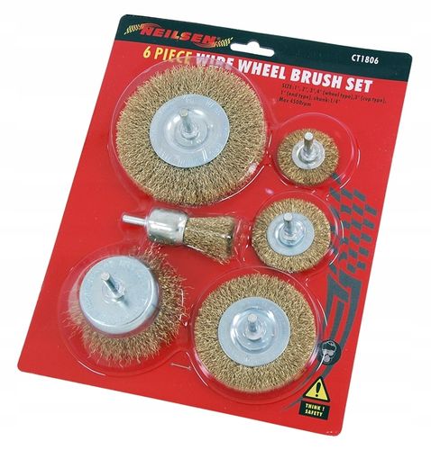 ZESTAW DRUCIANYCH SZCZOTEK DO WIERTARKI SZCZOTKA na Arena.pl