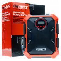 KOMPRESOR SAMOCHODOWY 100W 10BAR POMPKA 12V LATARKA WYŚWIETLACZ LCD 35L/MIN