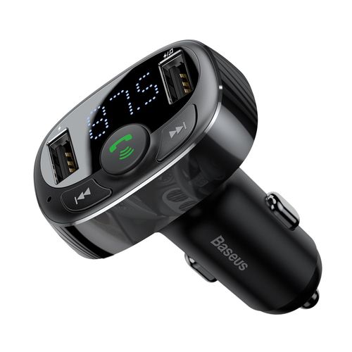 transmiter fm bluetooth karty tf sd ładowarka do samochodu 2x usb czarny na Arena.pl