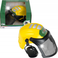 KLEIN BOSCH KASK ZABAWKOWY DRWALA Z PRZYŁBICĄ OCHRONNĄ I NAUSZNIKAMI 3+