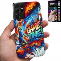 ETUI DO SAMSUNG GALAXY S21 Ultra - KOSZYKÓWKA NBA GAME TIME, CASE + FOLIA