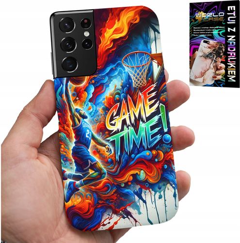 ETUI DO SAMSUNG GALAXY S21 Ultra - KOSZYKÓWKA NBA GAME TIME, CASE + FOLIA na Arena.pl