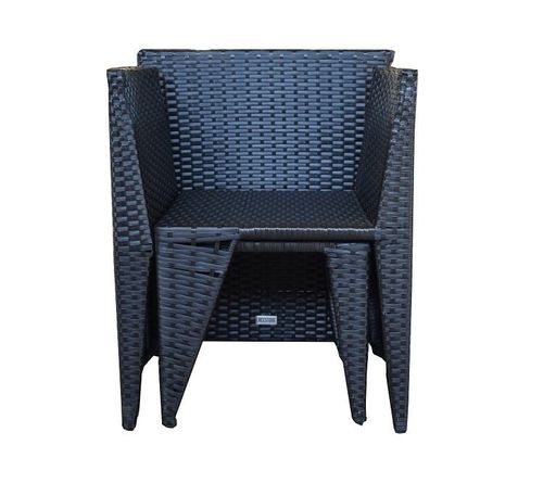 17385 WYPRZEDAŻ Meble balkonowe z technorattanu komplet 3 elementy na Arena.pl