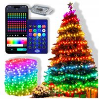 Lampki Choinkowe Lampki Świąteczne Zewnętrzne SMART 20m RGB WIC 200 LED PRO