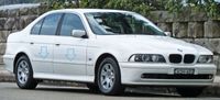 BMW E39 525 530 540 1995-04 - Listwy chrom boczne drzwi chromowane ochronne