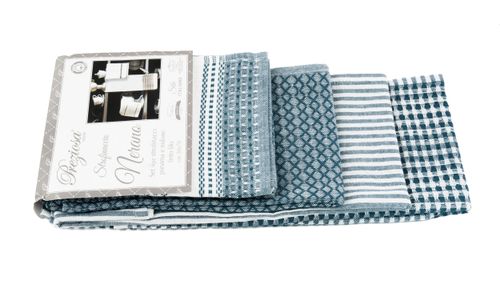 ściereczki kuchenne bawełniane zestaw 4 sztuki brązowy na Arena.pl