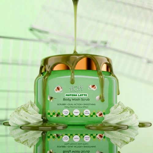 FLUFF PEELING DO MYCIA CIAŁA MATCHA LATTE 350 ML na Arena.pl