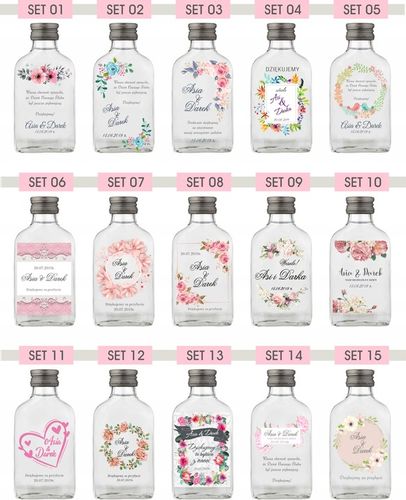 Butelka upominek na wieczór kawalerski BUTELKI Setki z nadrukiem UV napisem na Arena.pl