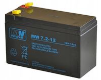 Akumulator MW 7.2-12L AGM 12V 7,2Ah MW Power