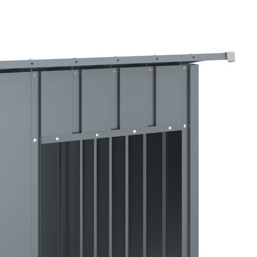 Buda dla psa, z dachem, antracytowa, 196x91x110 cm, stal na Arena.pl