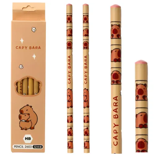 Zestaw Ołówków Hb, Kapibara (12 Sztuk) na Arena.pl