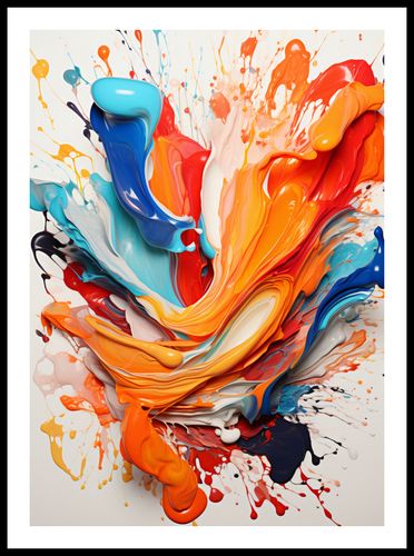 Plakat 50x70cm Taneczne Fale na Arena.pl