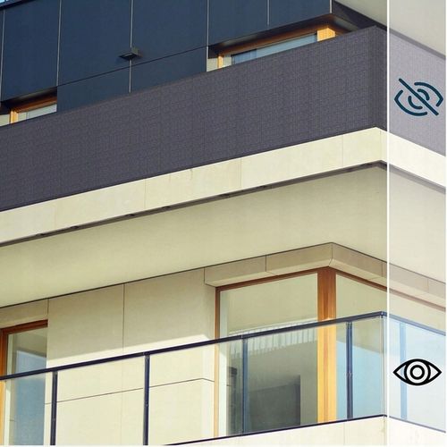 OSŁONA BALKONOWA MATA TARASOWA SIATKA NA BALKON TARAS PŁOT 1,2x5m UV na Arena.pl