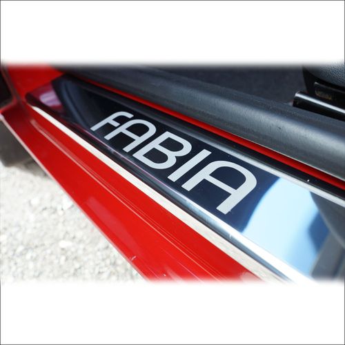 Listwa progowa SKODA FABIA MK2 Stal nierdzewna 304 połysk 4szt na Arena.pl