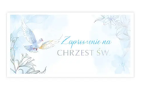 zaproszenia 10szt. dl chrzest - 43