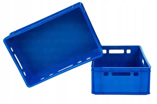 SKRZYNKA POJEMNIK EURO E2 NIEBIESKA NOWA MOCNA na Arena.pl