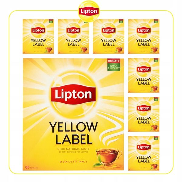 Pakiet Herbata czarna ekspresowa 8x88 torebek Lipton zdjęcie 4