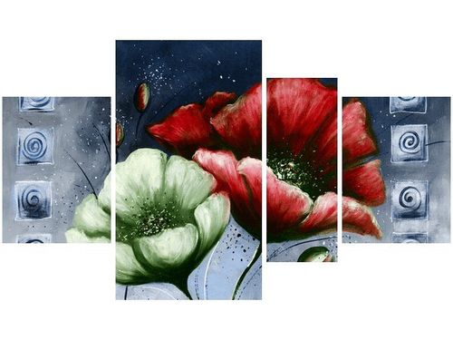 OBRAZ CZERWONE ZIELONE MAKI na Arena.pl
