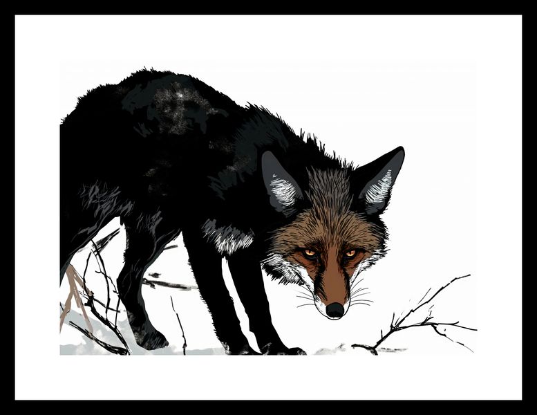 Plakat 29,7x21cm Nieufny Lis zdjęcie 3