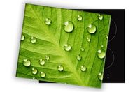 SZKLANA DESKA NA KUCHENKĘ 60x52 037A LIŚĆ