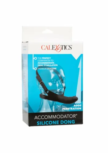 calexotics accommodator silicone dong czarny - elastyczny model silikonowy na Arena.pl