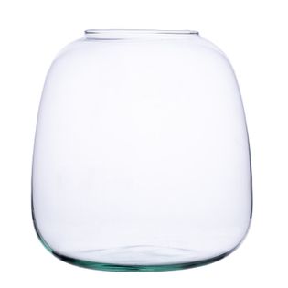 Szklany wazon W-557 H:20cm D:19cm