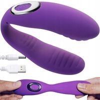 SEX GADŻET MASAŻER WIBRATOR DLA PAR DO UŻYCIA PODCZAS SEKSU 10 FUNKCJI