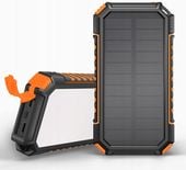 Solarny powerbank 26800mAh z latarką LED 3 wyjścia