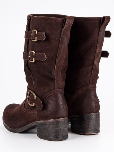 BRĄZOWE BOTKI WORKERY Rozmiar - 39 na Arena.pl