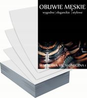 Ulotki A4 reklamowe firmowe 100szt projekt w cenie OBUWIE MĘSKIE