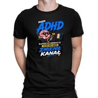 Mam ADHD dlatego nie ignoruję cię tylko mój mózg zmienił kanał - t-shirt S