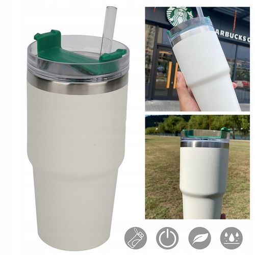 KUBEK TERMICZNY DO KAWY NA WYNOS, KUBEK PODRÓŻNY BUTELKA NA WODĘ 591 ML na Arena.pl