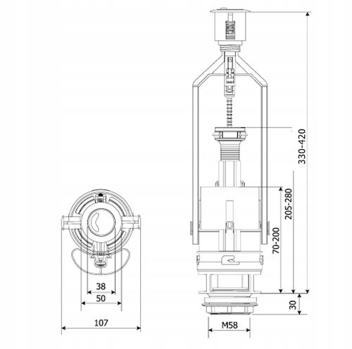 KKPOL Zawór dwufunkcyjny 3/6l ZSD/207 C061301004 na Arena.pl
