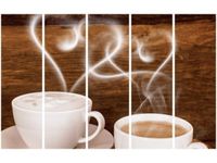 OBRAZ DWIE FILIŻANKI KAWY